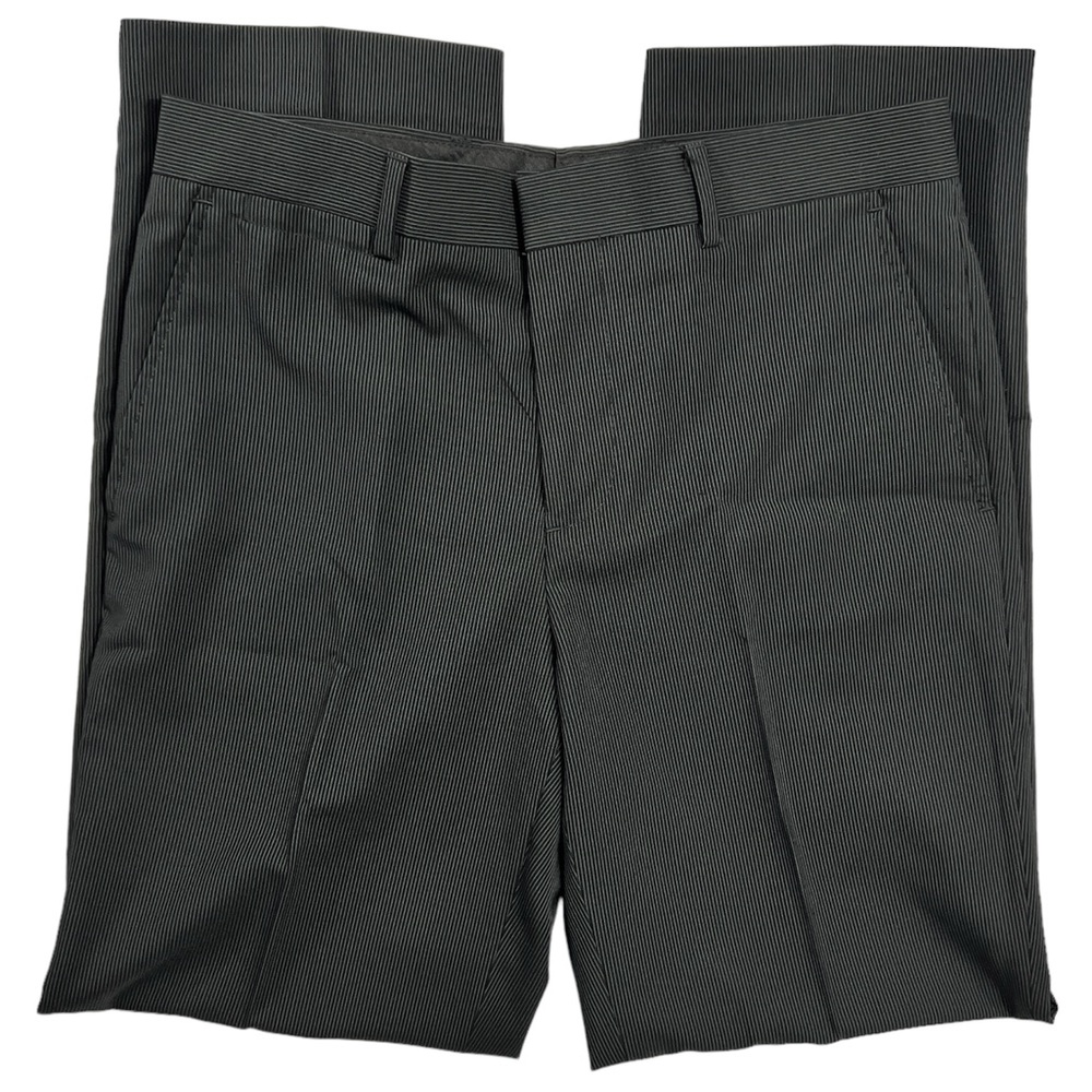 Pinstriped dress pants